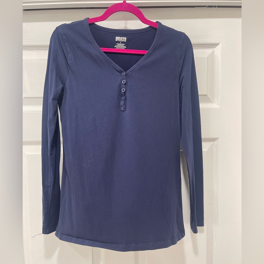 Navy long sleeve Duluth thermal